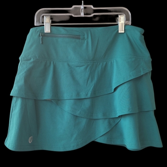 GG Blue Luxe Sport Green Yaya Mini Skort Size XS - Picture 3 of 10